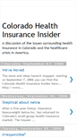 Mobile Screenshot of healthinsurance-colorado.blogspot.com