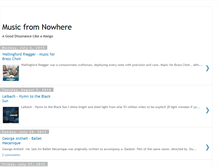 Tablet Screenshot of musicfromnowhere.blogspot.com