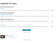 Tablet Screenshot of goddardsfhe.blogspot.com
