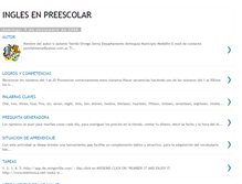 Tablet Screenshot of inglesenpreescolar.blogspot.com