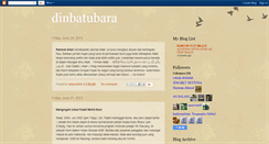 Desktop Screenshot of dinbatubara.blogspot.com