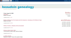 Desktop Screenshot of beaudoin.blogspot.com