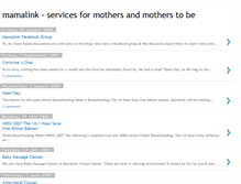 Tablet Screenshot of mamalink.blogspot.com