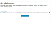 Tablet Screenshot of gevalia-coupons.blogspot.com