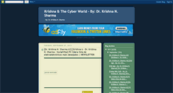 Desktop Screenshot of cyberkrishna.blogspot.com