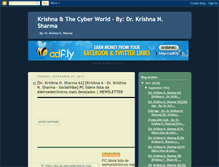Tablet Screenshot of cyberkrishna.blogspot.com