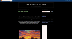 Desktop Screenshot of bloggedpalette.blogspot.com