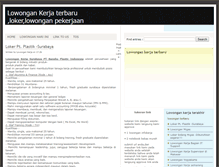 Tablet Screenshot of lowongan-kerja-online.blogspot.com