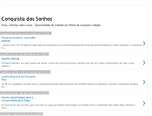 Tablet Screenshot of conquistadossonhos.blogspot.com