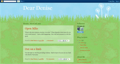 Desktop Screenshot of deardenise58.blogspot.com