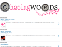 Tablet Screenshot of chasingwordsreviews.blogspot.com