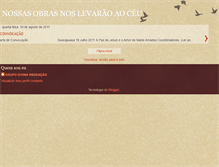 Tablet Screenshot of grupodivinaredencao.blogspot.com