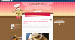 Desktop Screenshot of cookingtodestress.blogspot.com