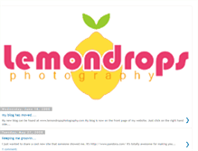 Tablet Screenshot of lemondropsphotography.blogspot.com
