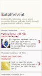 Mobile Screenshot of eat2prevent.blogspot.com