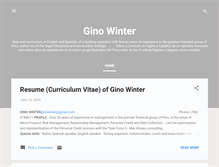 Tablet Screenshot of ginowinter.blogspot.com