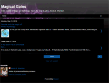 Tablet Screenshot of magicalgains.blogspot.com