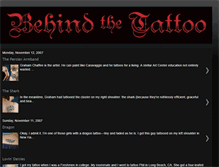 Tablet Screenshot of behindthetattoo.blogspot.com