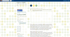 Desktop Screenshot of cartacarbone.blogspot.com