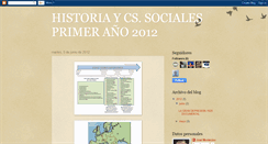 Desktop Screenshot of montecinohistoriaprimeros.blogspot.com