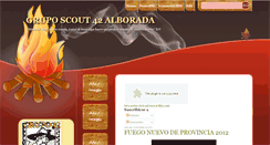 Desktop Screenshot of gruposcout42alborada.blogspot.com