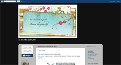 Desktop Screenshot of itscooltobequirky.blogspot.com