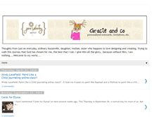 Tablet Screenshot of gracieandco.blogspot.com