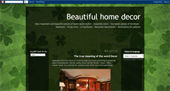 Desktop Screenshot of beautiful-decor.blogspot.com