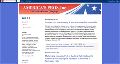 Desktop Screenshot of americaspros.blogspot.com