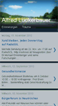Mobile Screenshot of alfredluckerbauer.blogspot.com