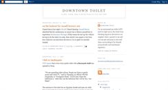 Desktop Screenshot of downtowntoilet.blogspot.com