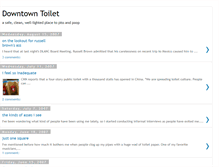 Tablet Screenshot of downtowntoilet.blogspot.com