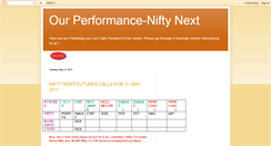 Desktop Screenshot of niftynextperformance.blogspot.com