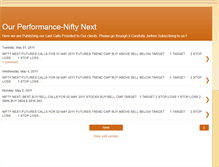 Tablet Screenshot of niftynextperformance.blogspot.com