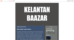 Desktop Screenshot of kelantanbaazar.blogspot.com