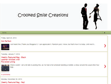 Tablet Screenshot of crookedsmilecreations.blogspot.com