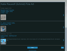 Tablet Screenshot of katieschmidfineart.blogspot.com