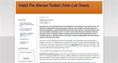 Desktop Screenshot of live-nfl-football-streaming.blogspot.com