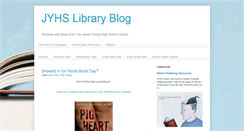 Desktop Screenshot of jyhslibrary.blogspot.com