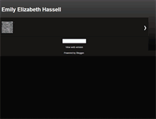Tablet Screenshot of emilyhassell.blogspot.com