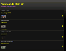 Tablet Screenshot of lamateurdepleinair.blogspot.com
