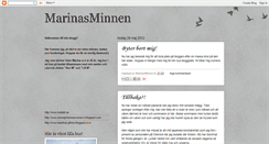 Desktop Screenshot of marinasminnen.blogspot.com