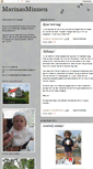 Mobile Screenshot of marinasminnen.blogspot.com