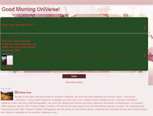 Tablet Screenshot of goodmorninguniverse.blogspot.com