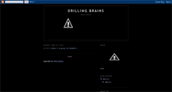 Desktop Screenshot of drillingbrains.blogspot.com