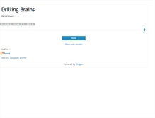 Tablet Screenshot of drillingbrains.blogspot.com