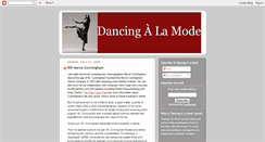 Desktop Screenshot of dancingalamode.blogspot.com