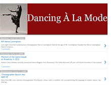 Tablet Screenshot of dancingalamode.blogspot.com
