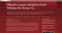 Desktop Screenshot of altynailegacyfund.blogspot.com