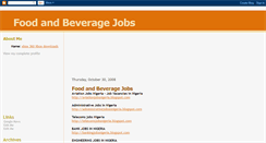 Desktop Screenshot of foodandbeveragejobsnigeria.blogspot.com